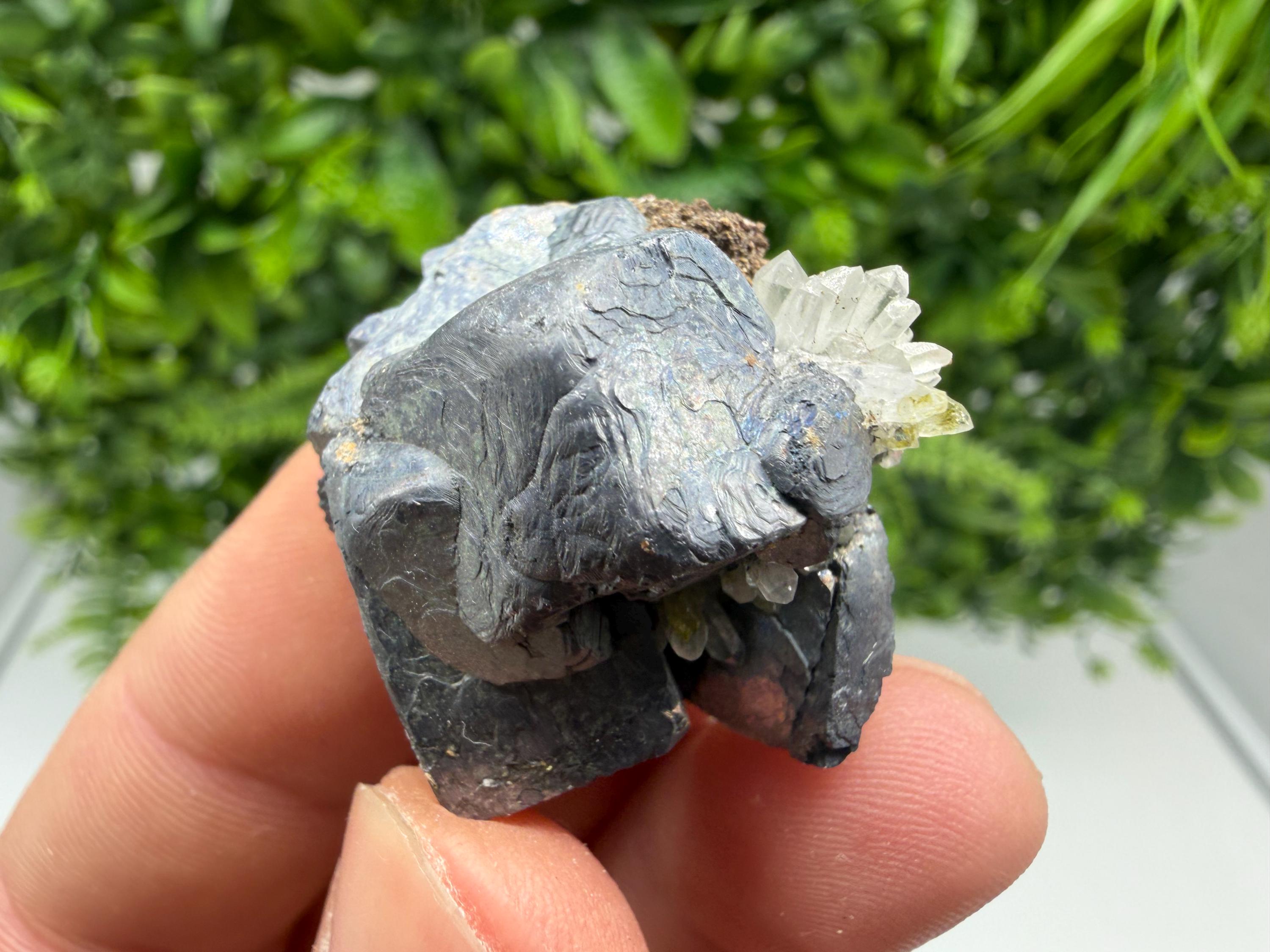 Galena whit Quartz whit Epidote,from Djurcovo mine,Laki,Bulgaria,Galena cluster,Galena mineral specimen,Home decor stone,crystal decor