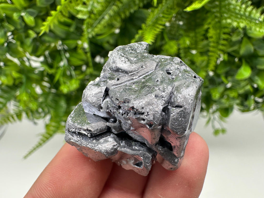 Skeletal Galena on Quartz, Borieva Mine Mineral Specimen