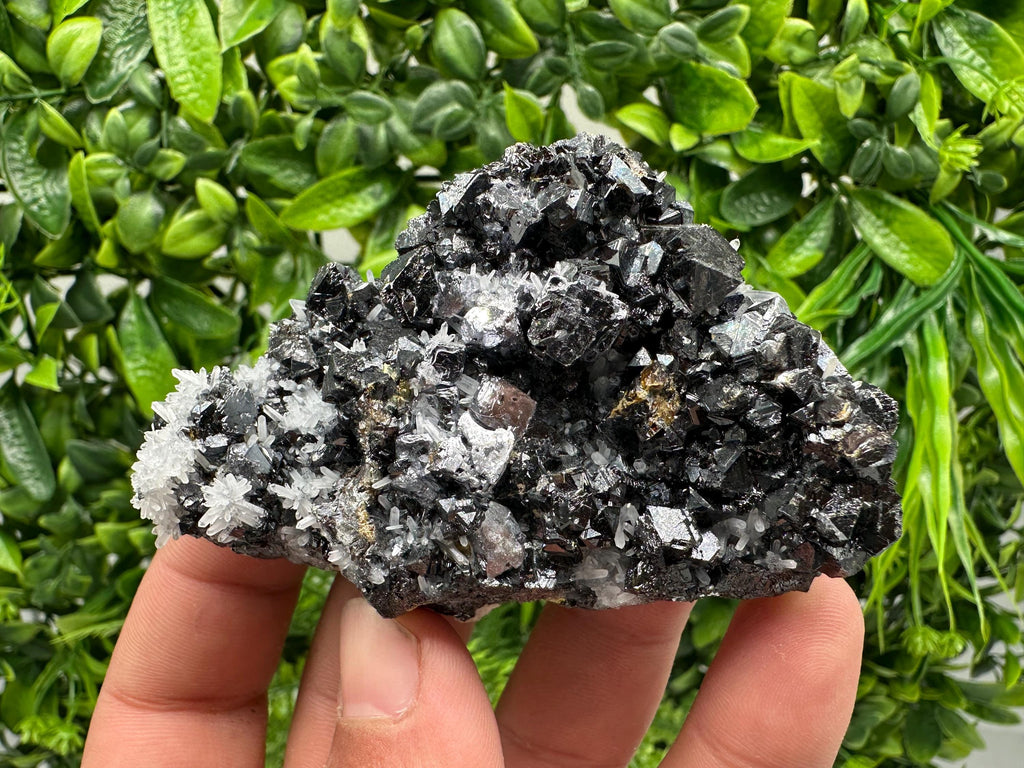 Wonderful Sphalerite on Quartz,From Borieva mine,Bulgaria,natural mineral,collection crystal,home decor stone,rare cluster,gift,souvenir