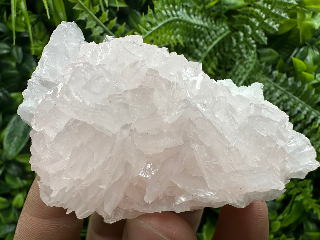 Fluorescent Mangano Calcite Specimen: Rhodopes, Bulgaria Mineral Decor