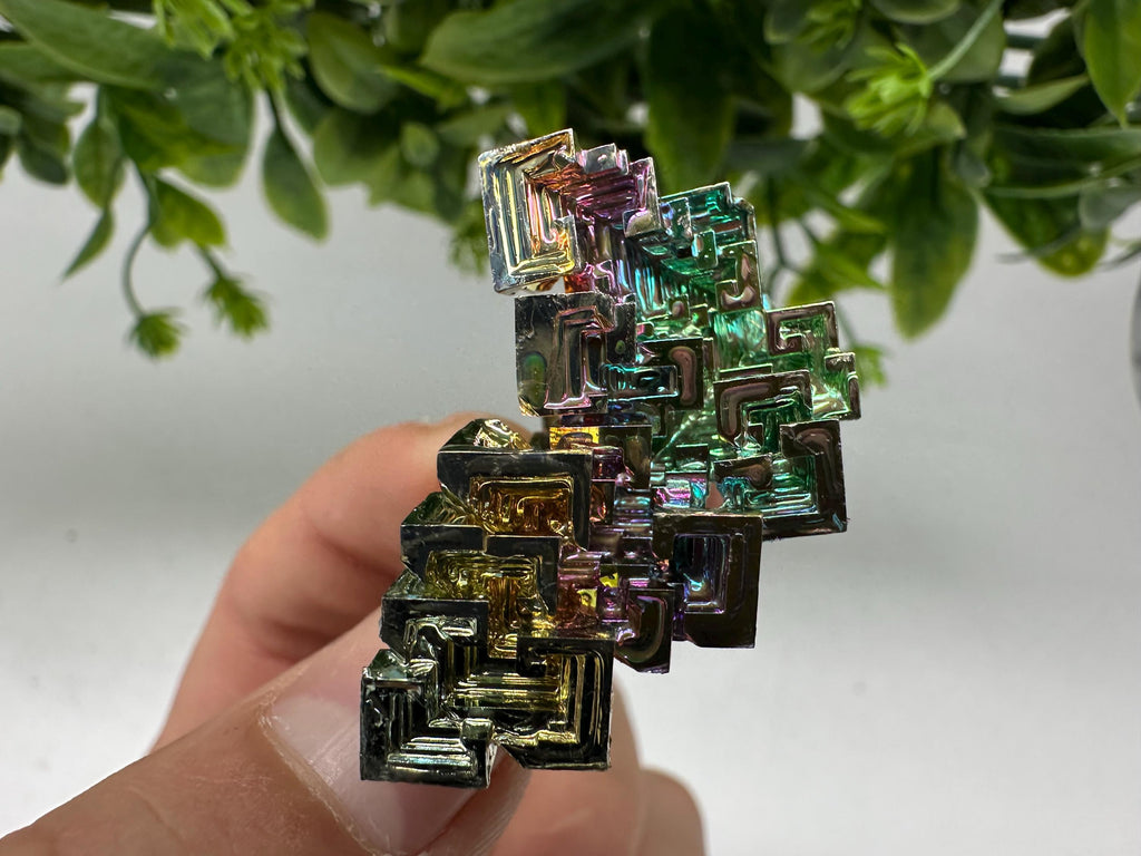 Rainbow Bismuth Crystal: Rare Gemstone Specimen,wholesale Bismuth