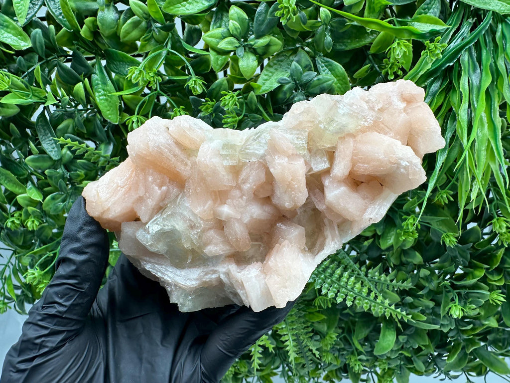 Apophyllite Stilbite on Chalcedony, Natural Mineral Specimen, India