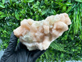 Apophyllite Stilbite on Chalcedony, Natural Mineral Specimen, India