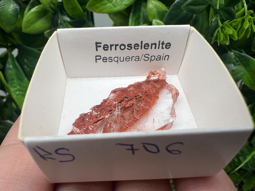 Rare Ferroselenite Specimen: La Pesquera, Spain Mineral (4.5/2.3 cm