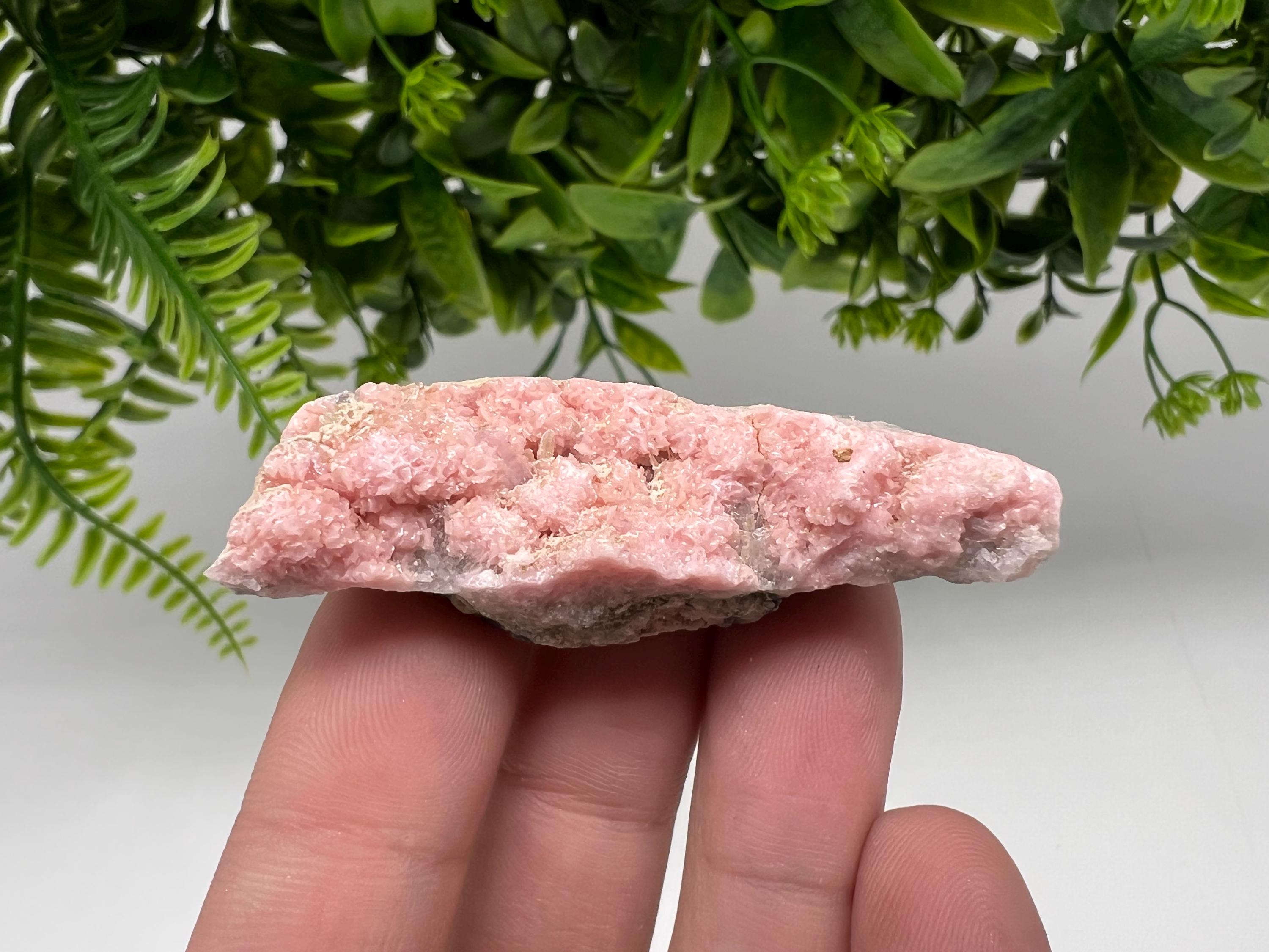Pink Rhodochrosite Crystal: Starnica Mine, Bulgaria - Home Decor Stone