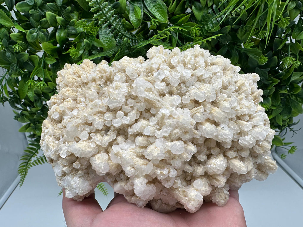 Fluorescent White Quartz Calcite, Krushev Dol Mine Mineral Specimen