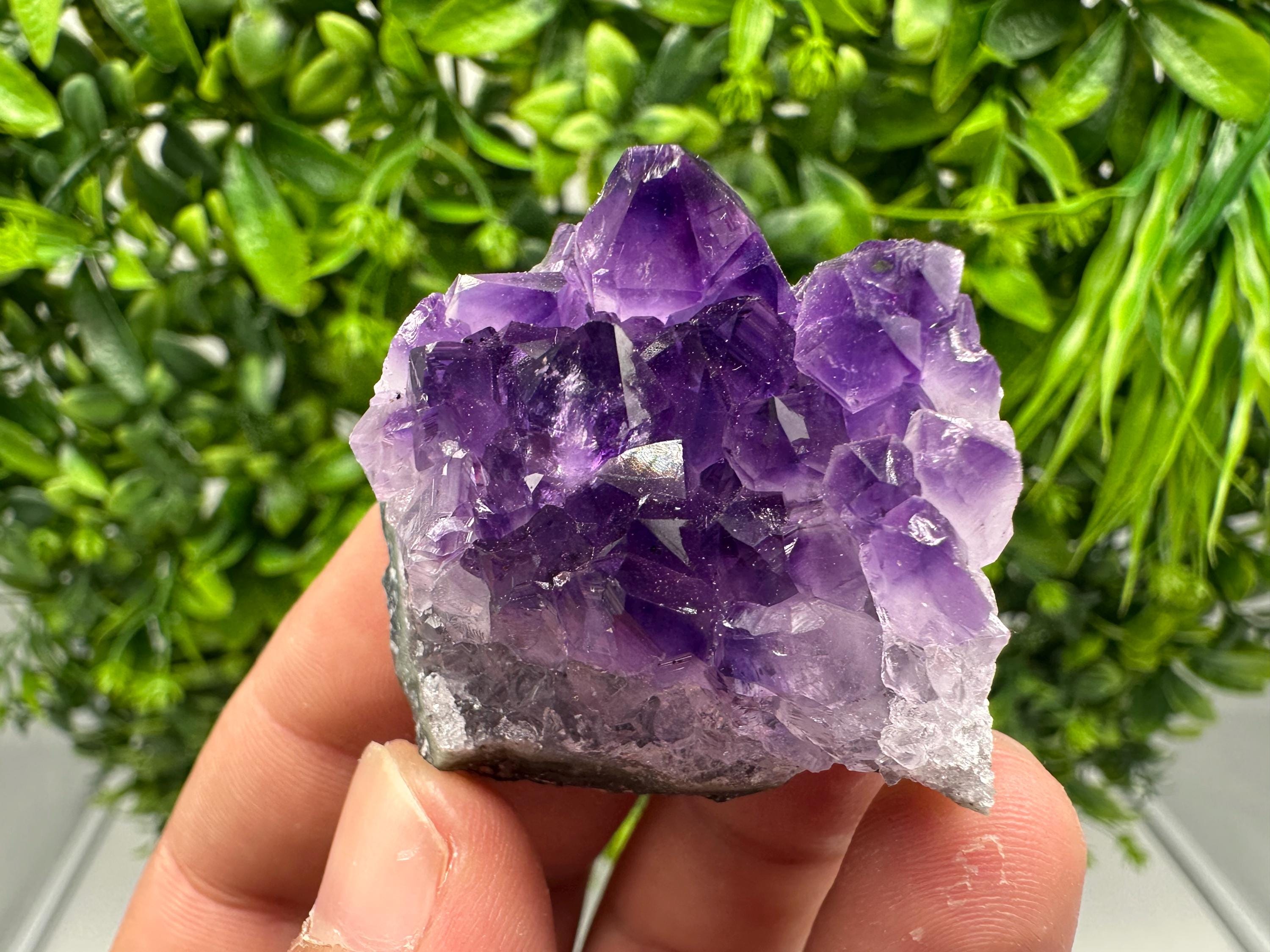 Purple Amethyst Crystal from Uruguay: Home Decor, Energy Stone