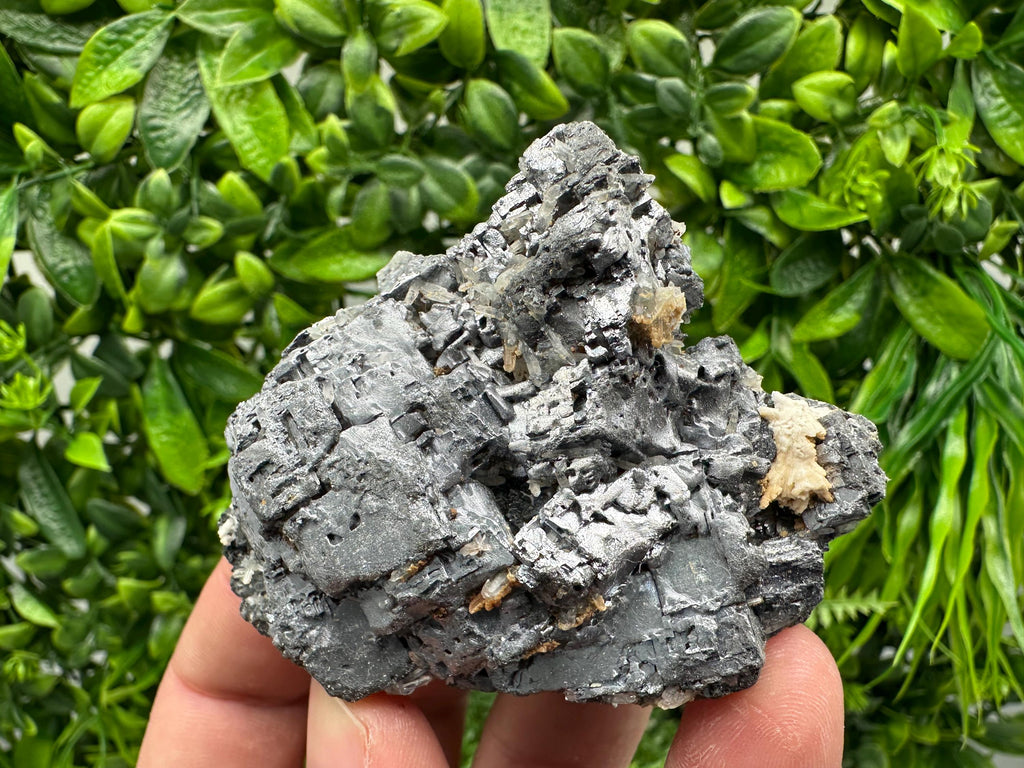 Skeletal Galena on Sphalerite, Bulgaria Crystal Mineral Specimen