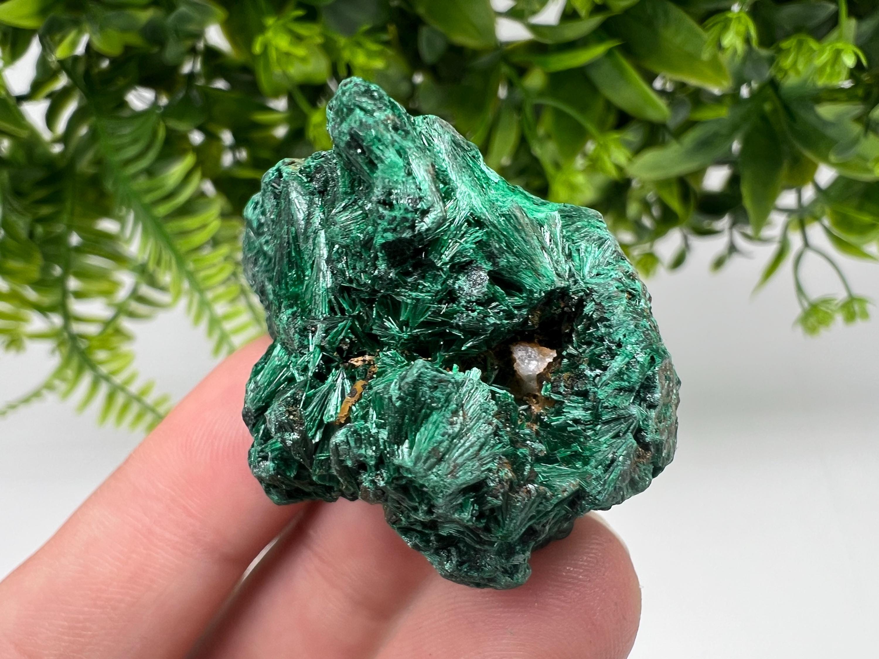 Green Polished Malachite Crystal, Congo Minerals, Chakra Stone