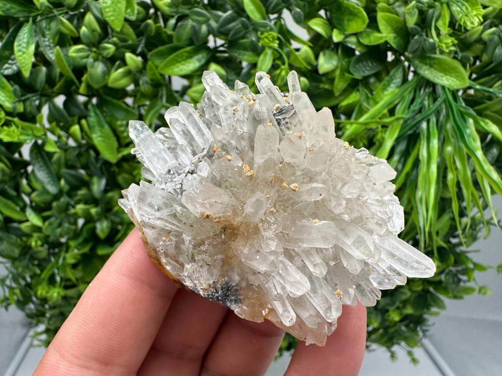Stunning Quartz whit Sphalerite,Hematite,Iron oxide from 9th September mine,natural,collectible mineral specimen,home decor stone,gift,cryst