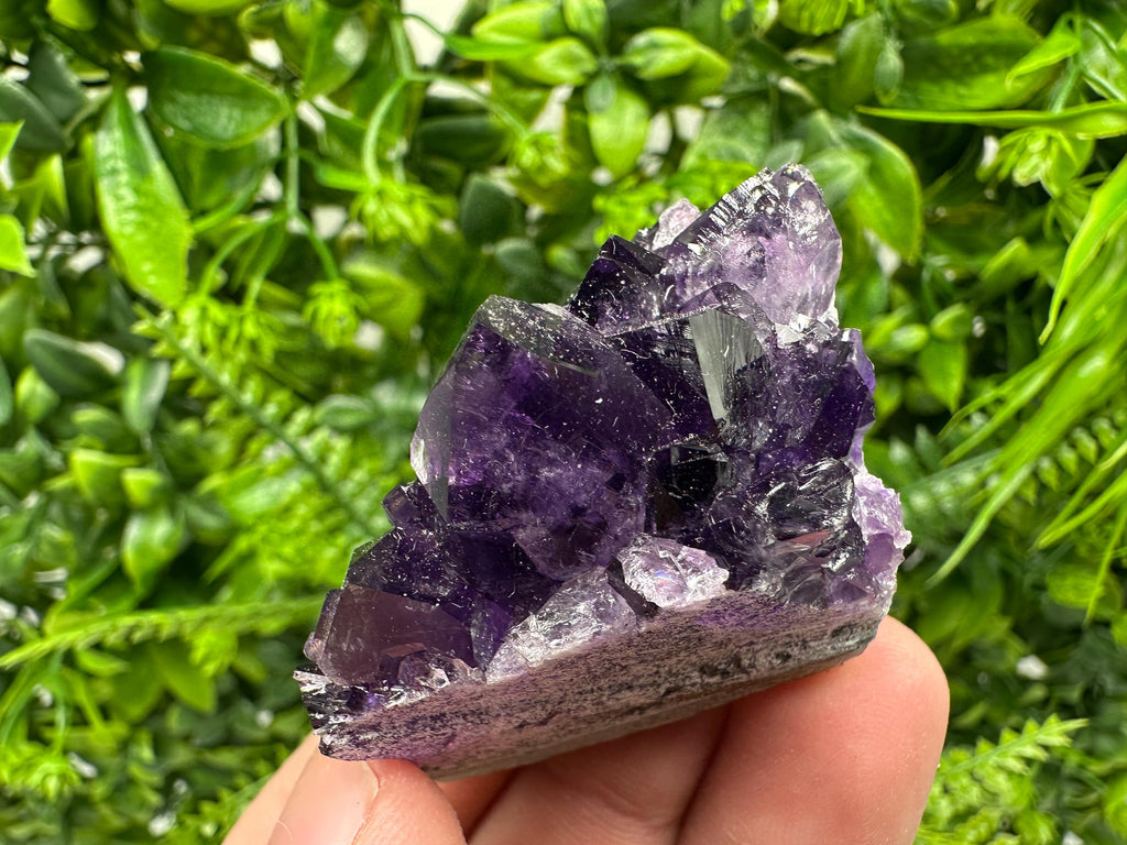 Uruguay Amethyst Crystal: Purple Quartz Home Decor, Energy Stone