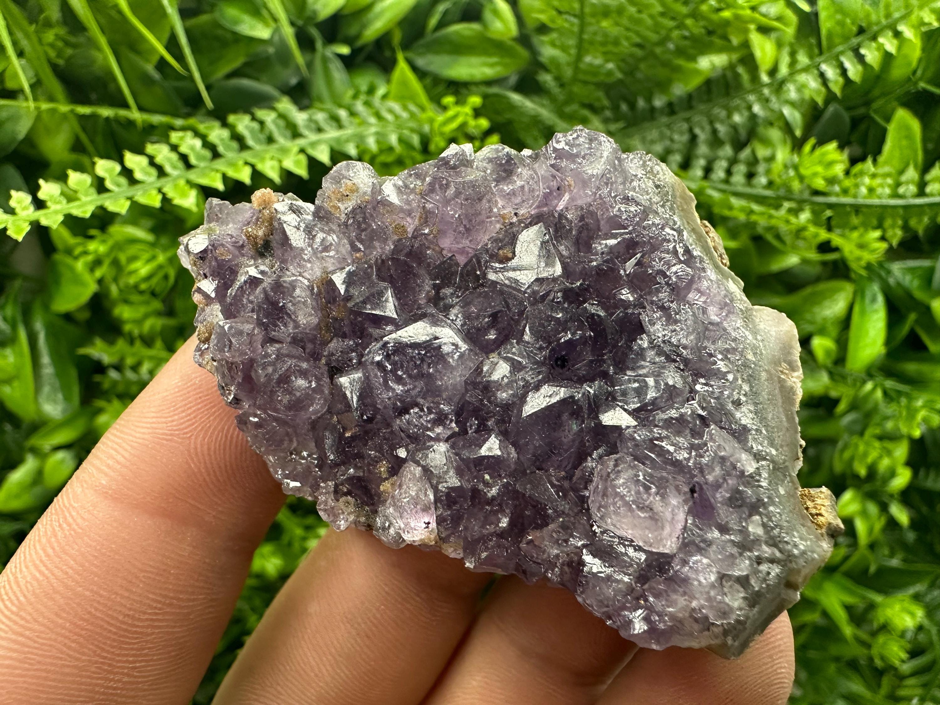 Uruguay Amethyst Crystal: Purple Quartz Home Decor, Energy Crystal
