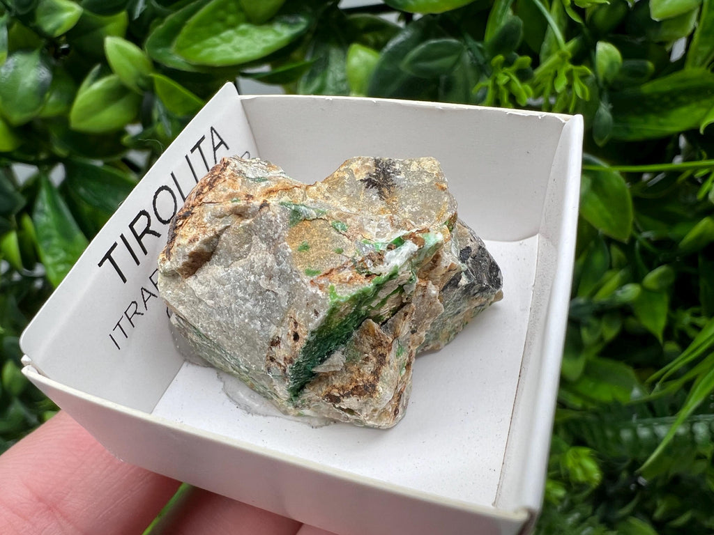 Rare Raw Tirolite Specimen: Granada Spain Mineral Collection (3.5/3 cm)