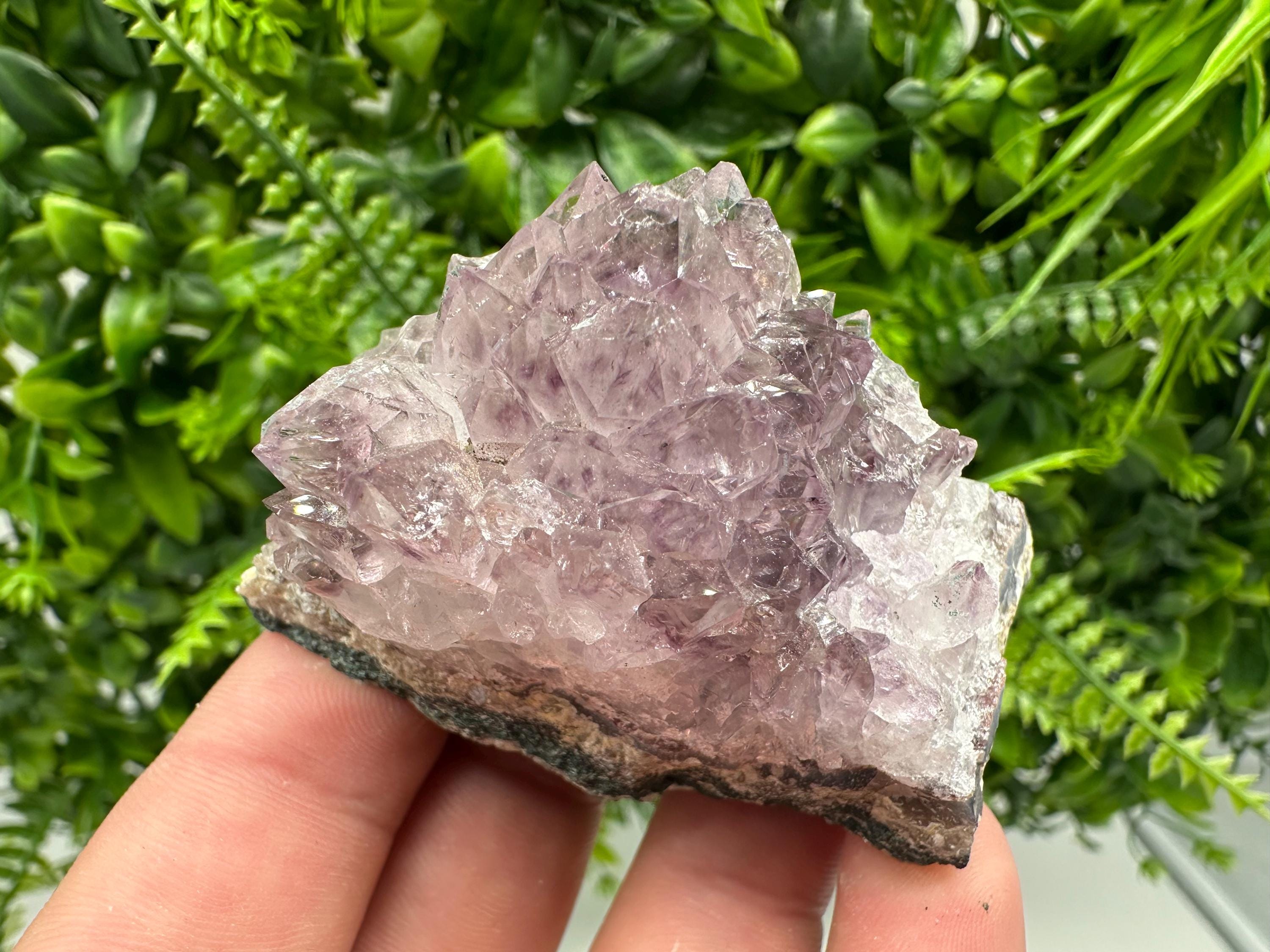 Brazilian Amethyst Crystal Cluster Specimen, Purple Quartz