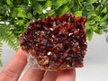 Citrine Crystal with Hematite Inclusions: Natural Phantom Cluster