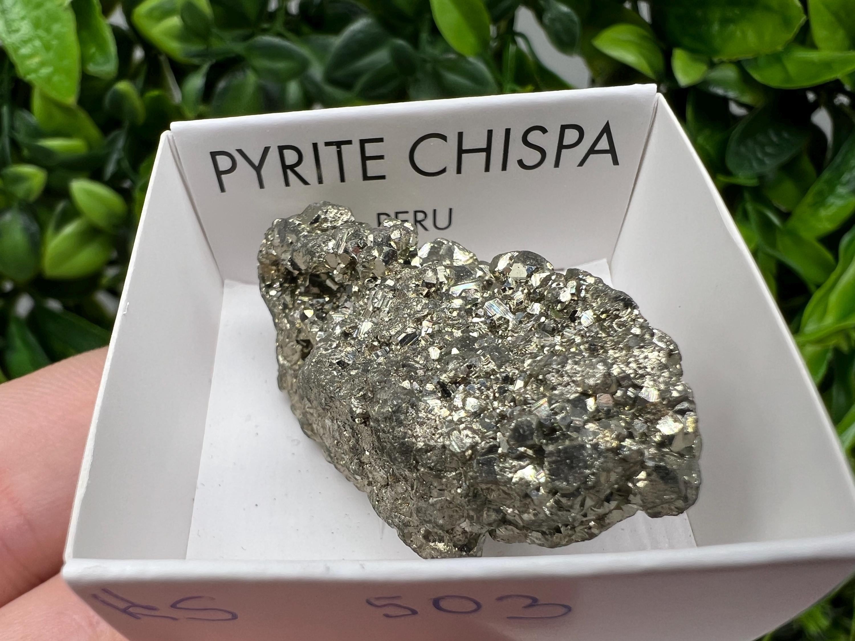 Peruvian Pyrite Cube: Natural Gold Mineral Specimen, Home Decor Stone (4/2.5cm