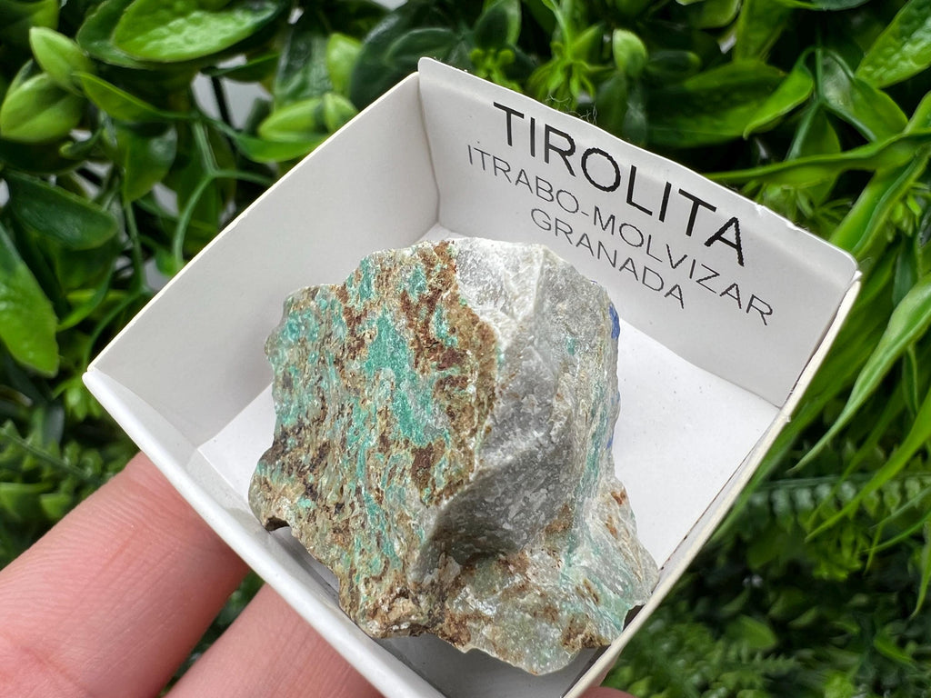 Rare Raw Tirolite Specimen: Granada Spain Mineral Collection