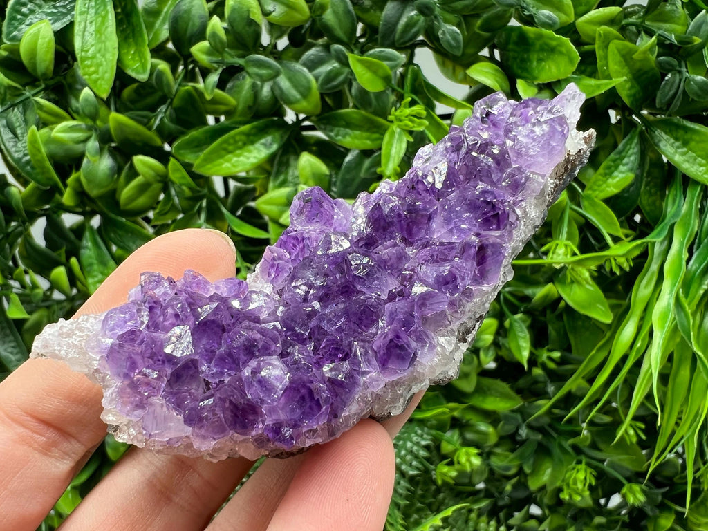 Uruguay Amethyst Cluster, Purple Crystal Home Decor