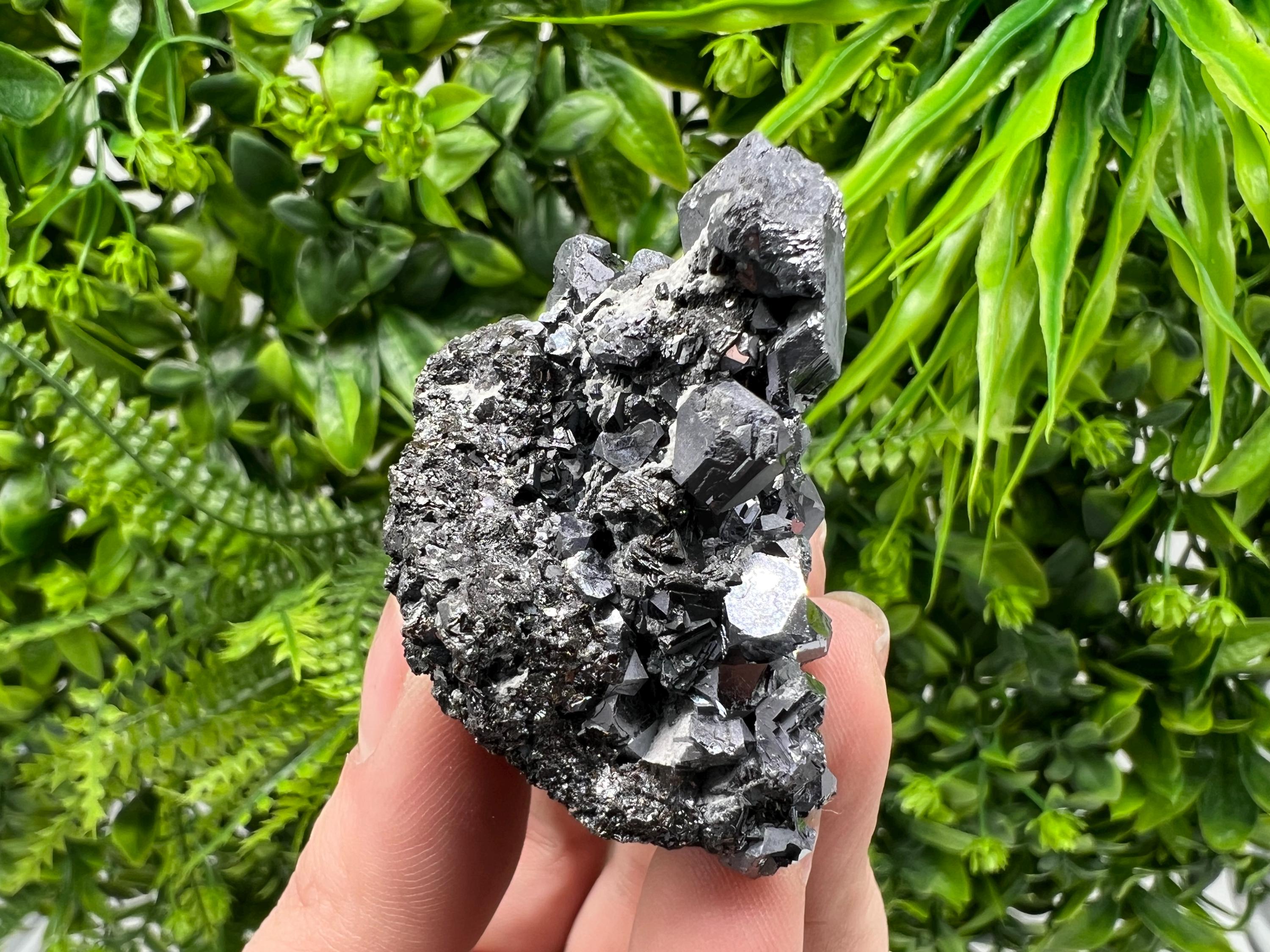 Galena Spinel Law on Sphalerite, Borieva Mine Mineral Specimen