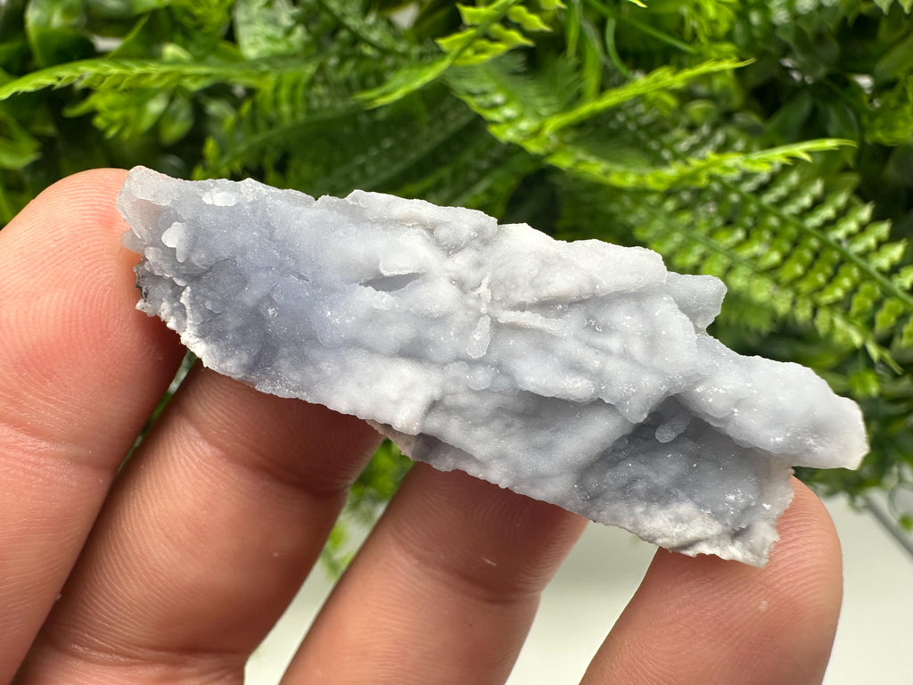 Light Blue Chalcedony Specimen: Natural Bulgaria Mineral Decor