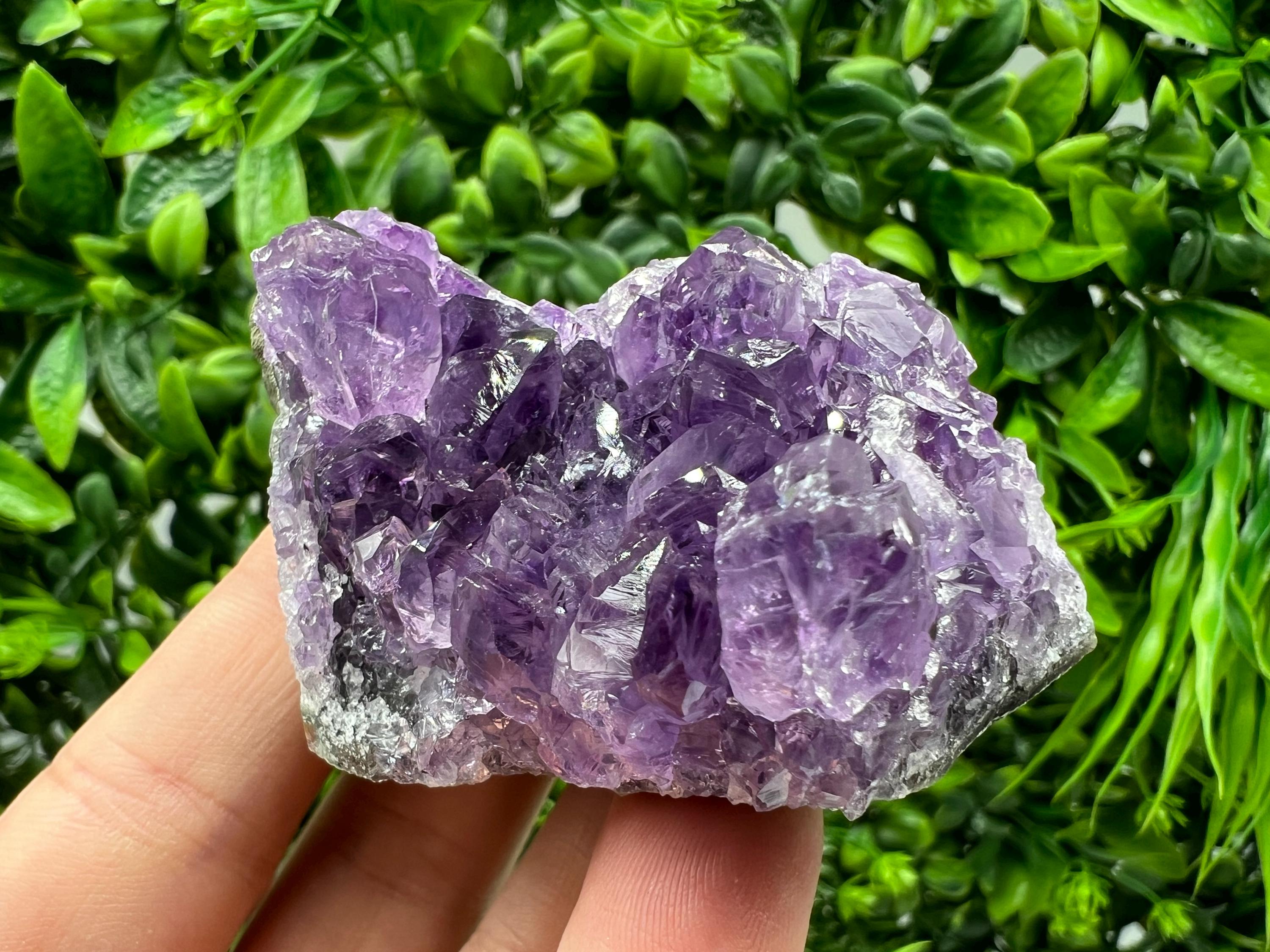 Purple Amethyst Crystal from Uruguay: Home Decor, Energy Healing