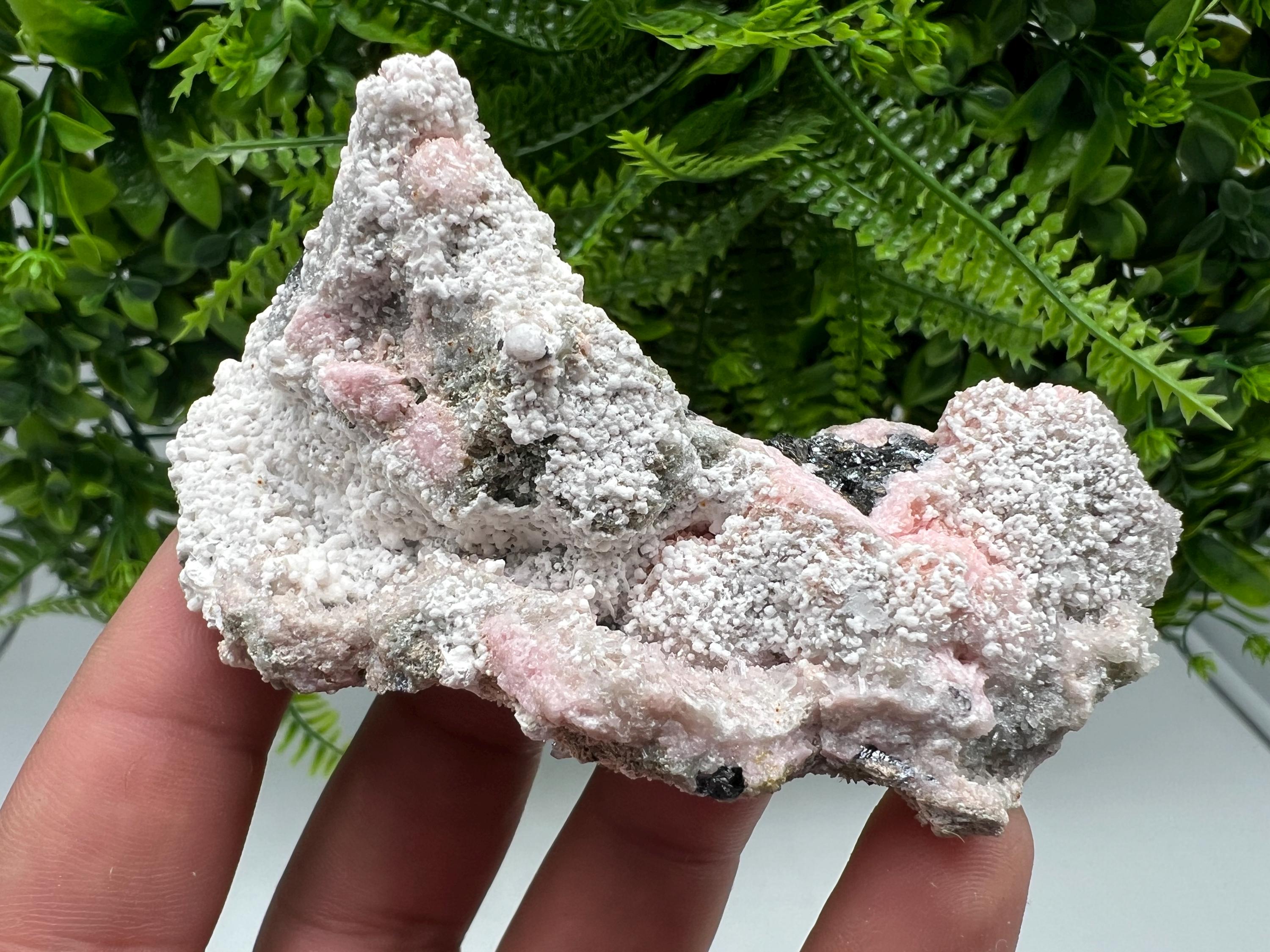 RARE Rhodochrosite with Calcite, Starnica Mine, Bulgaria