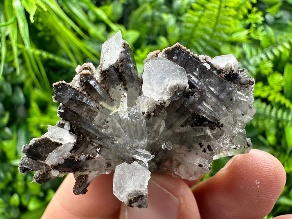 Quartz with Calcite Mineral Specimen, Bulgaria Crystal Decor