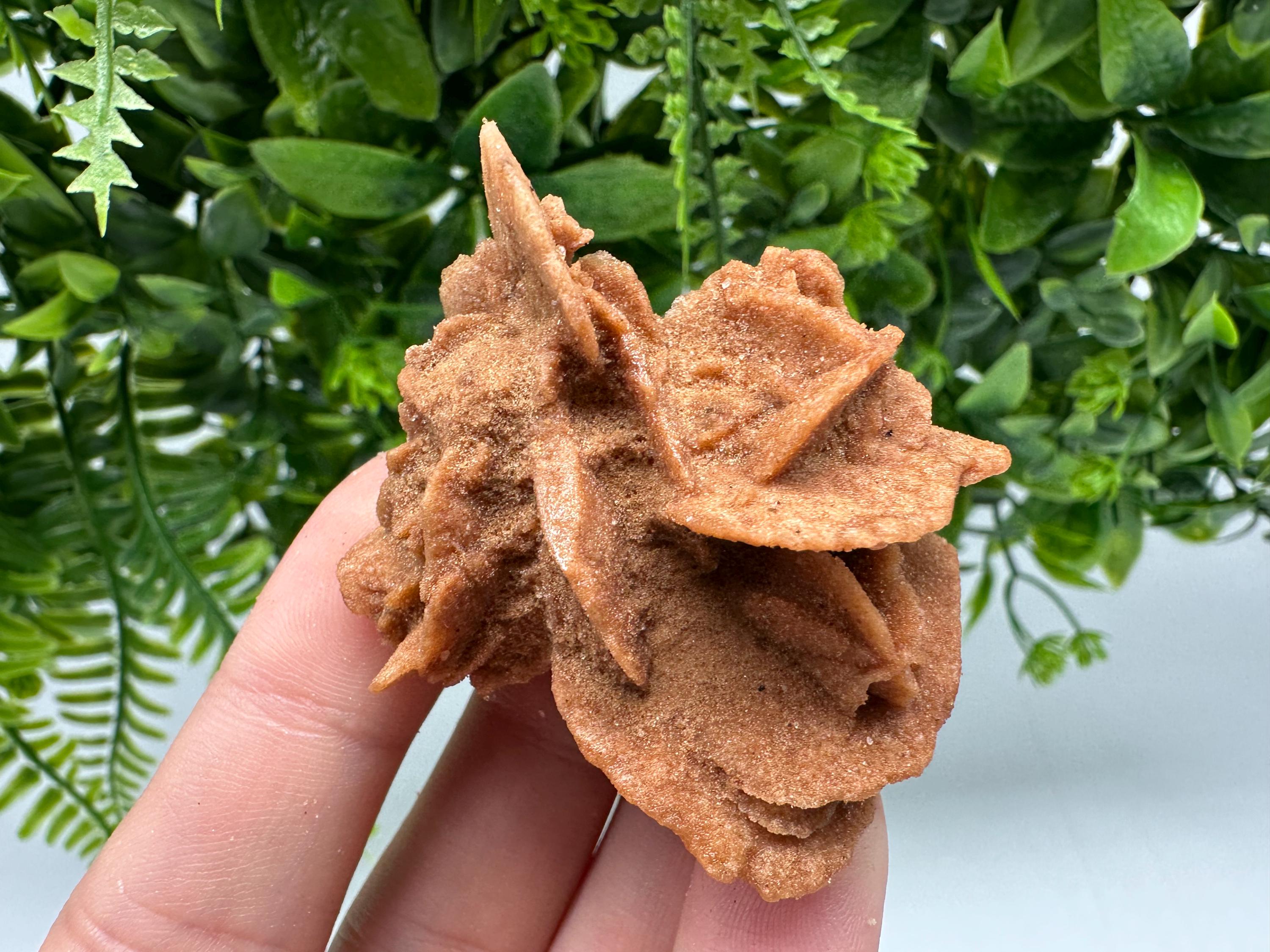 Natural Desert Rose Crystal - Root Chakra Healing Selenite Brown Stone - Vitality & Creativity Boost - Spiritual Gift for Home Decor,mineral