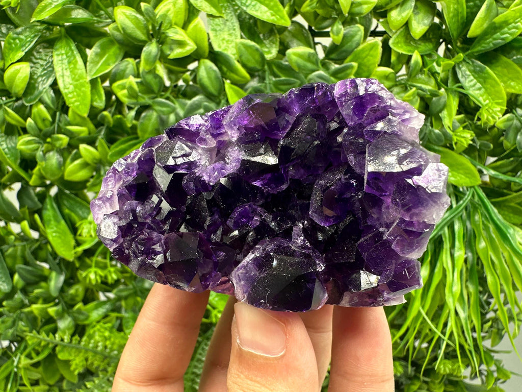Uruguay Amethyst Crystal: Purple Quartz Home Decor, Energy Stone