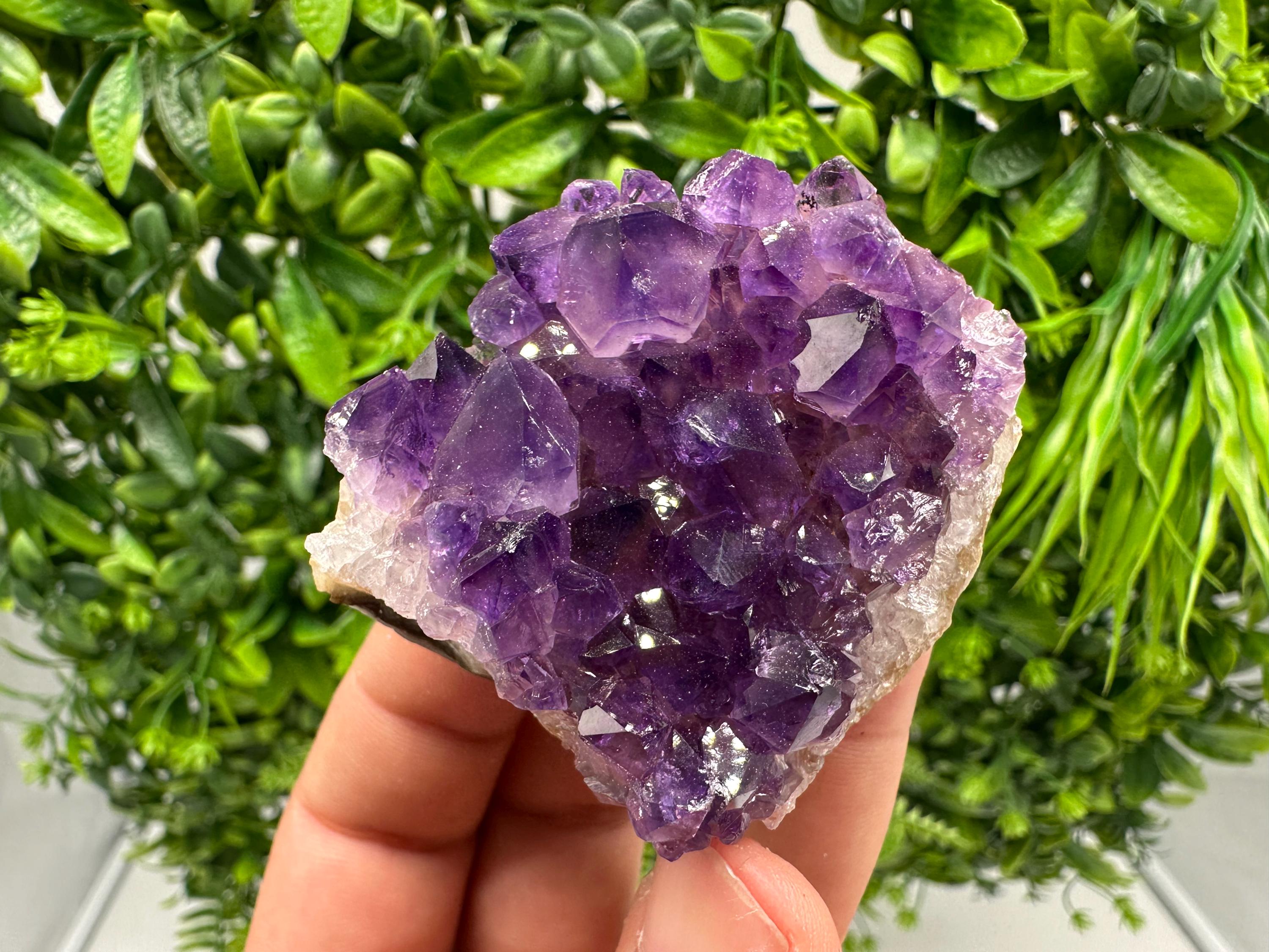 Uruguay Amethyst Cluster, Purple Quartz Crystal, Home Decor