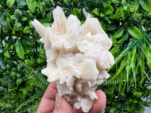Calcite on Aragonite: Djurcovo Mine, Bulgaria Crystal