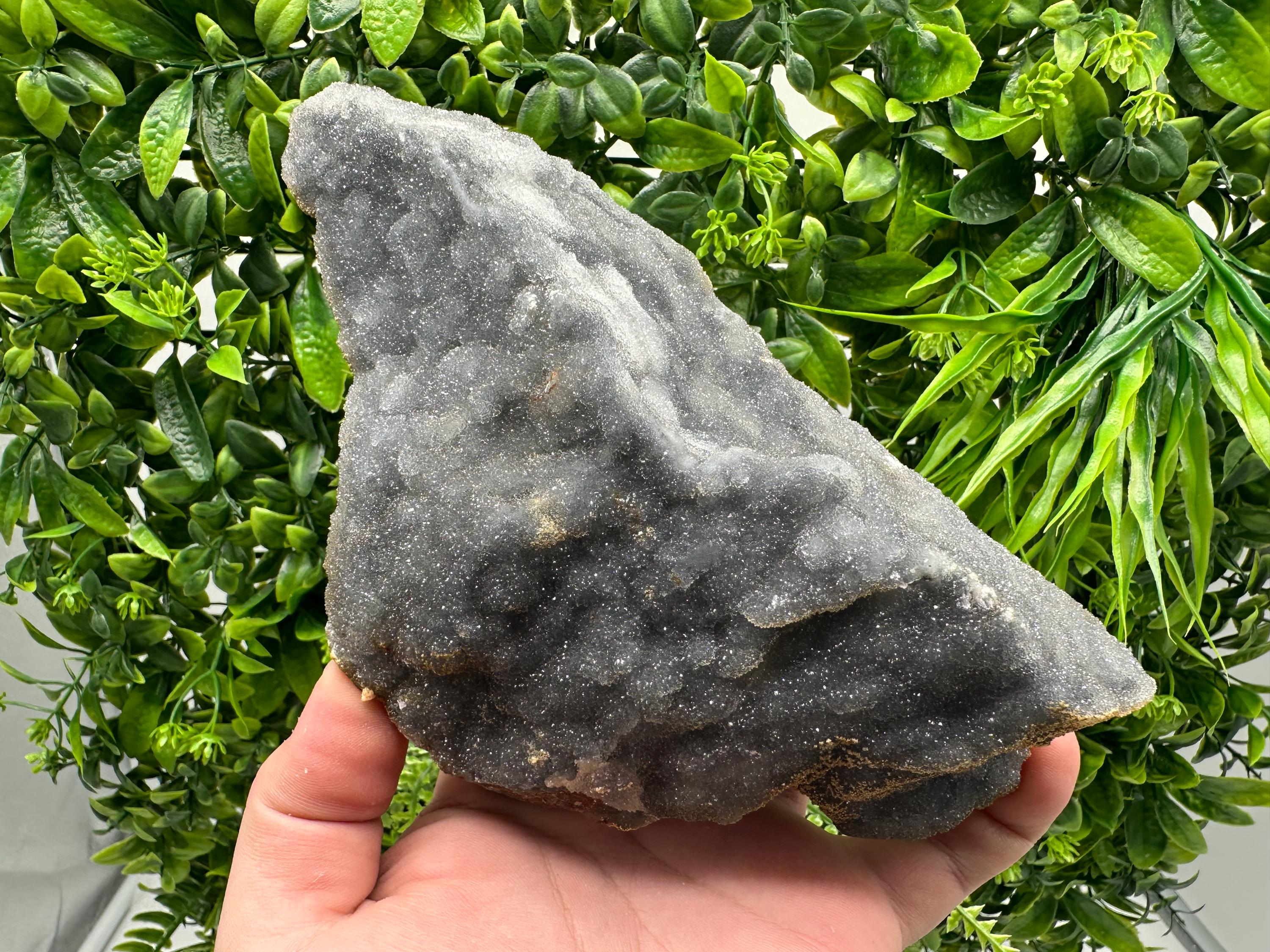 Chalcedony Quartz with Chlorite Cluster, Madan Bulgaria