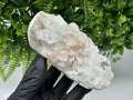 Apophyllite Stilbite on Chalcedony, Natural Mineral Specimen, India