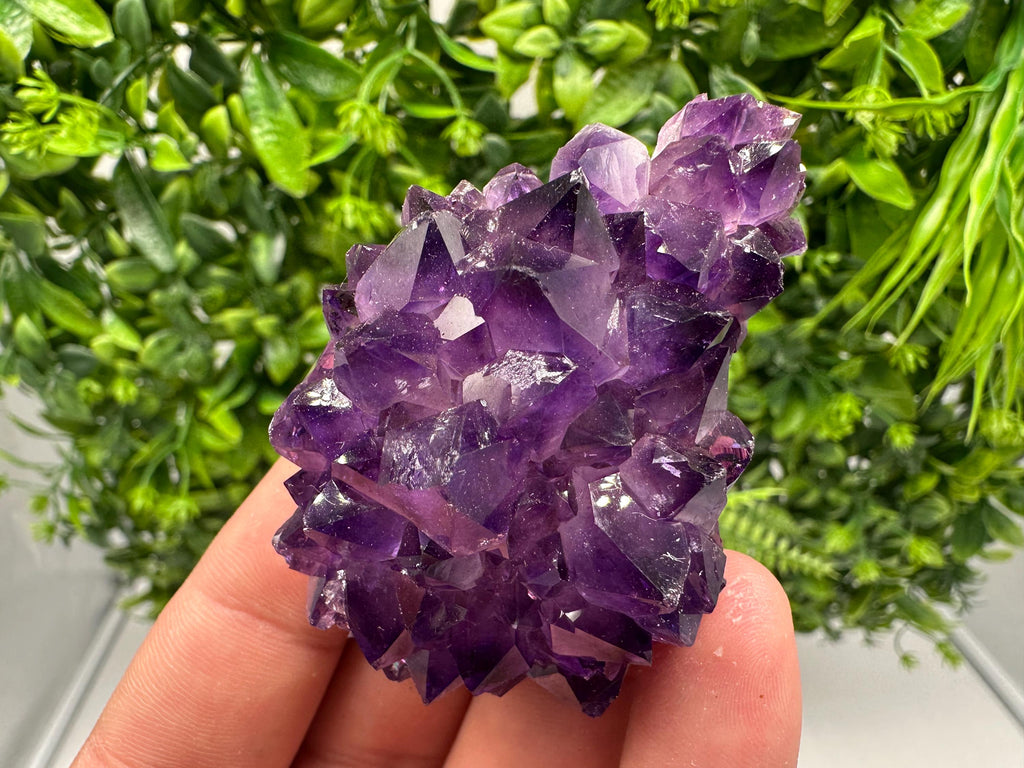 Uruguay Amethyst Cluster, Natural Purple Quartz Crystal, Home Decor