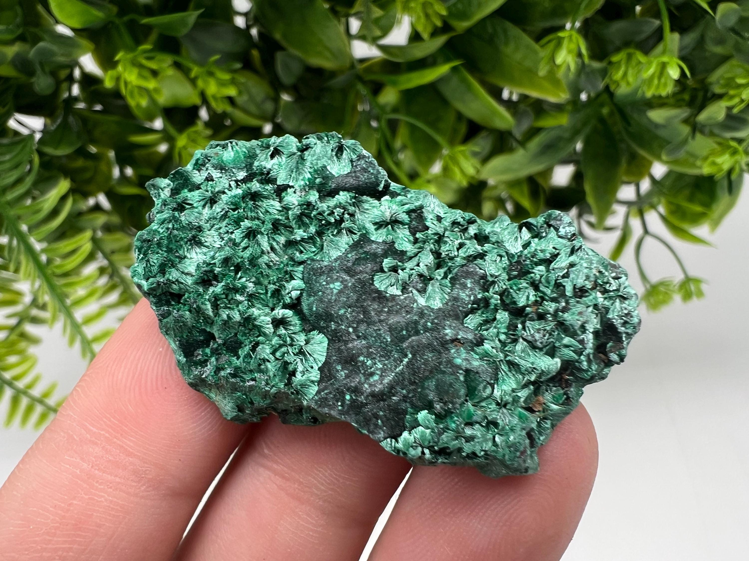 Green Polished Malachite Crystal, Congo Minerals, Chakra Stone