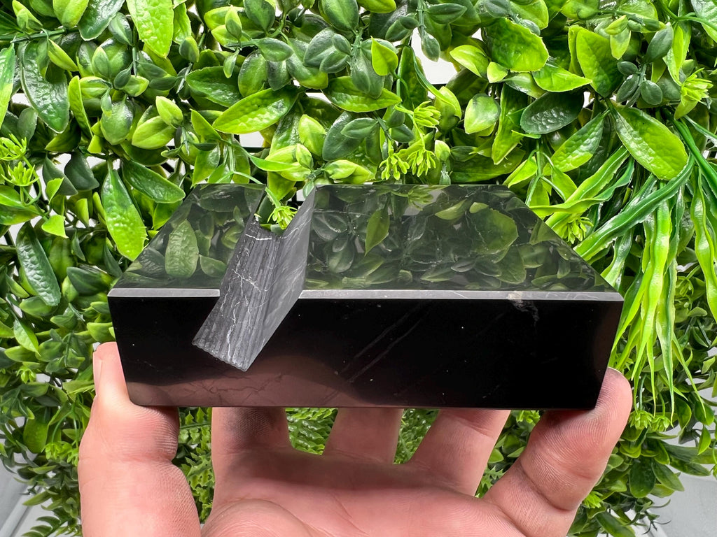 Shungite Phone Stand, EMF Protection, Karelia Russia