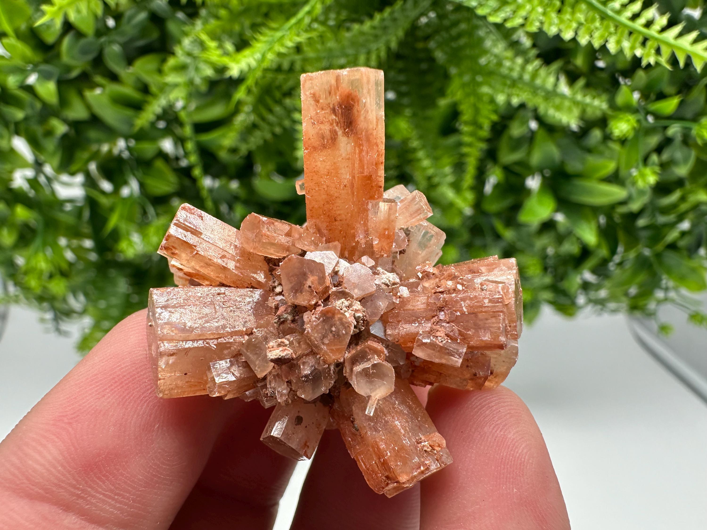 Moroccan Aragonite Sputnik Crystal Cluster: Raw Stone Decor