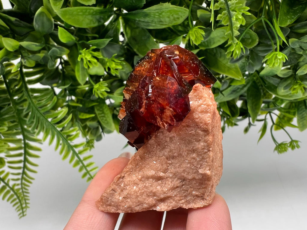 Orange-Brown Arcanite Mineral Specimen, Santa Ana Tin Mine