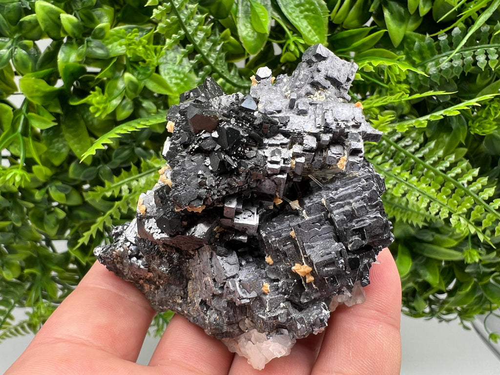 Collected Skeletal GALENA whit Sphalerite from Krushev dol mine,Madan,Bulgaria,natural,collectible mineral specimen home decor stone,gift