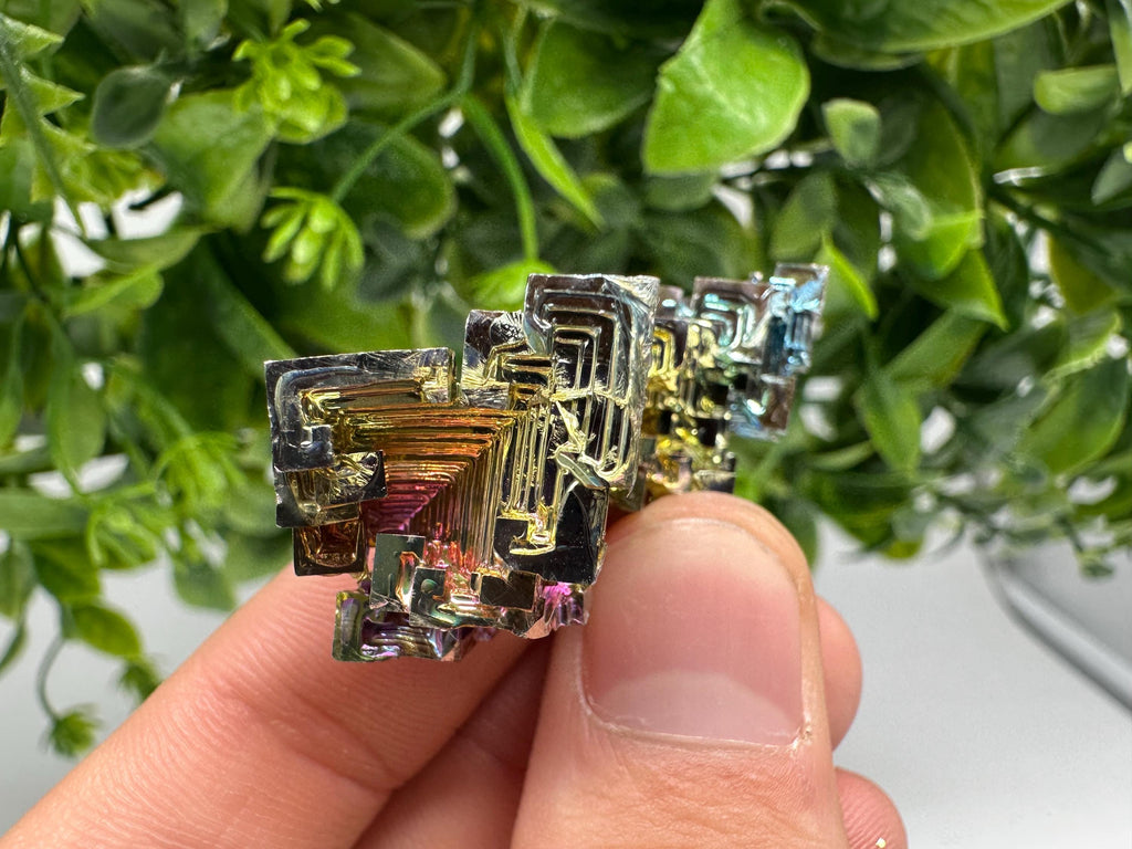 Rainbow Bismuth Crystal: Rare Gemstone Specimen,wholesale Bismuth