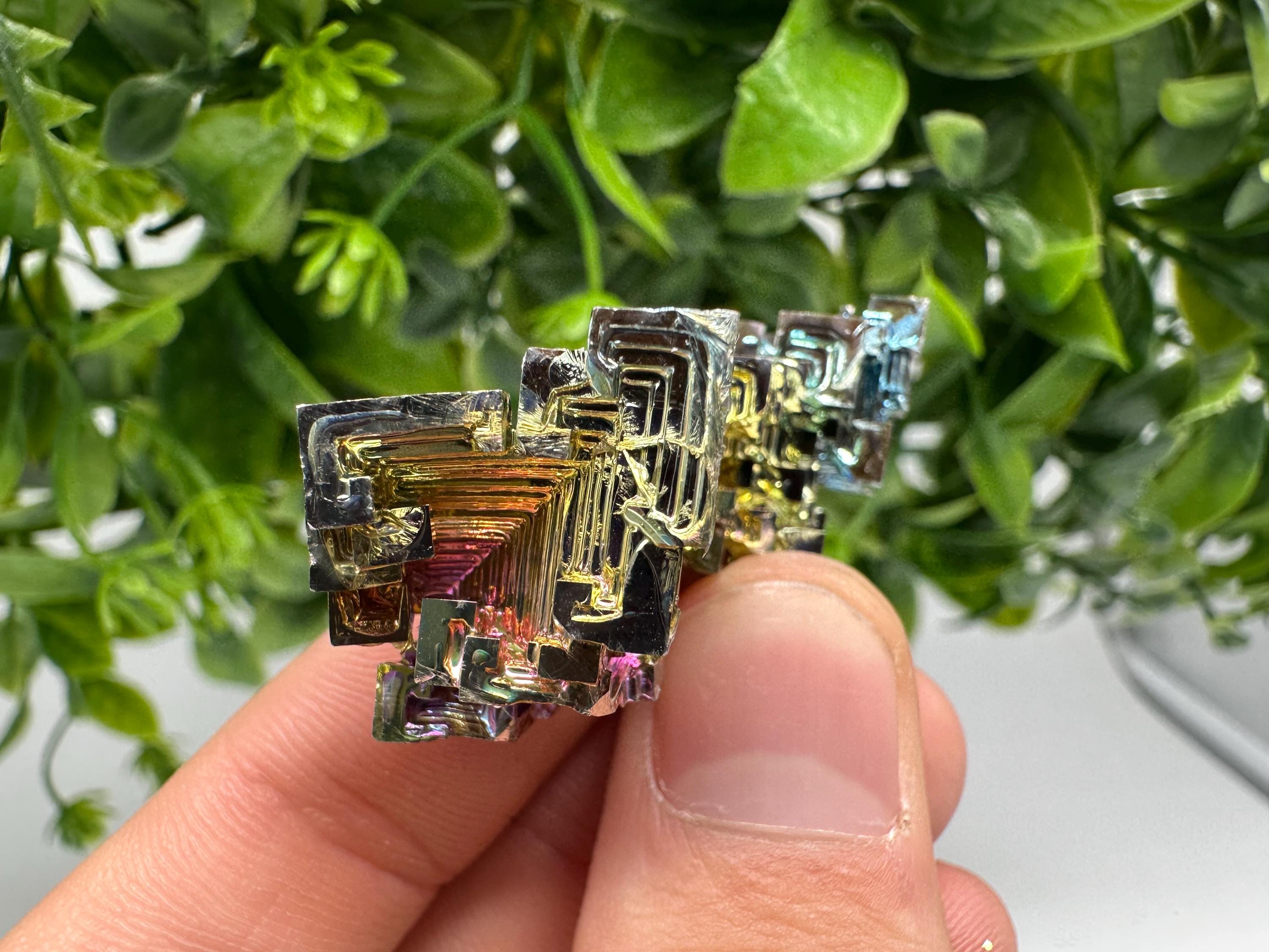 Rainbow Bismuth Crystal: Rare Gemstone Specimen,wholesale Bismuth