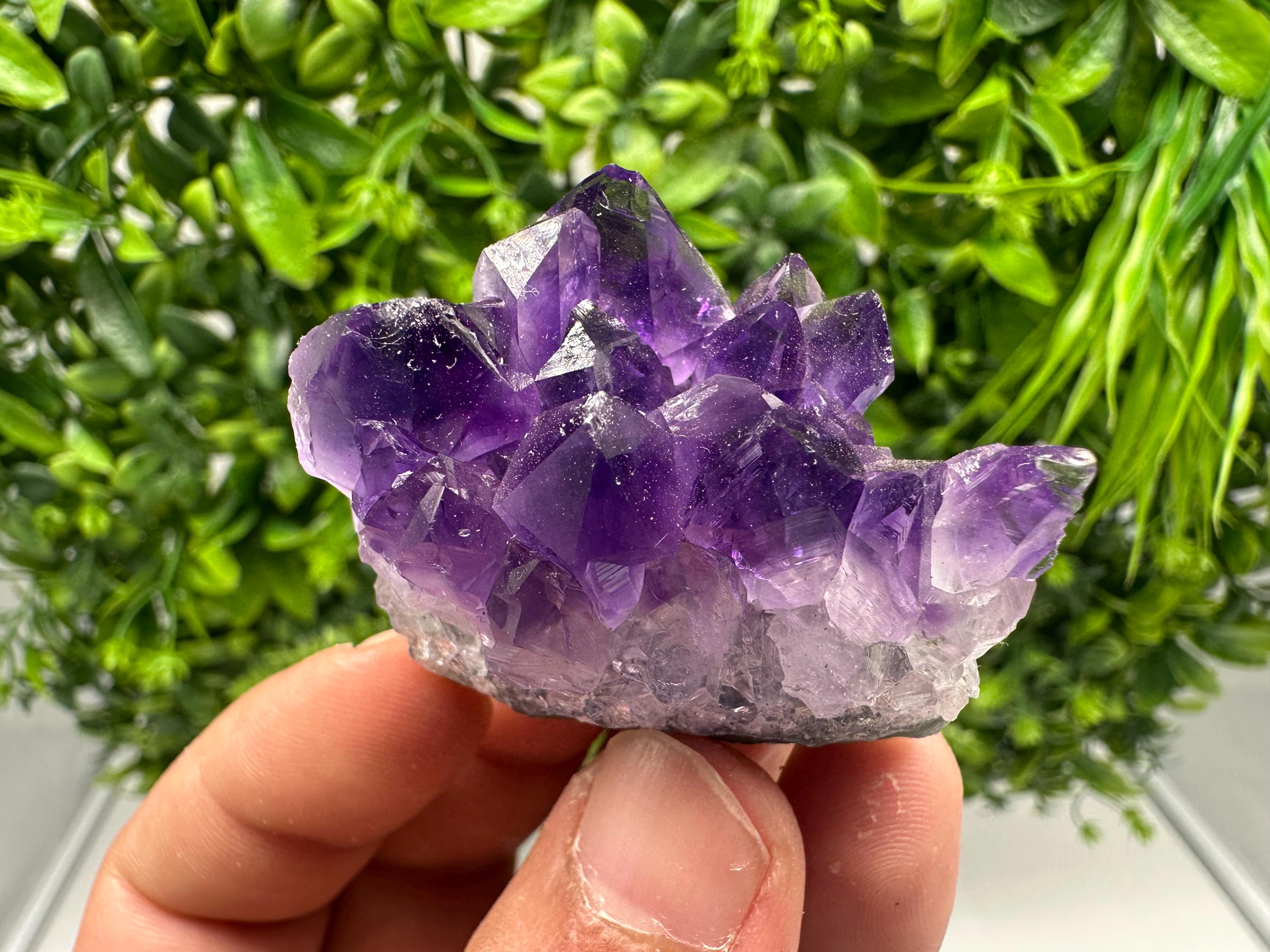 Uruguay Amethyst Cluster, Purple Quartz Crystal, Home Decor