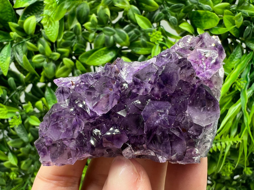 Uruguay Amethyst Cluster, Natural Purple Crystal, Home Decor