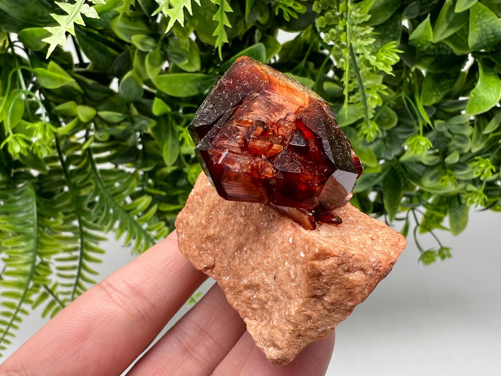 Orange-Brown Arcanite Mineral Specimen, Santa Ana Tin Mine