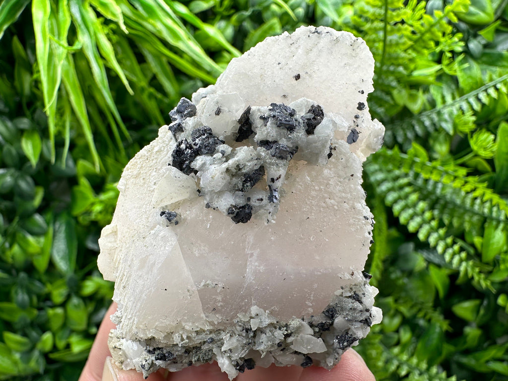 UV Fluorescent Calcite Cluster, Natural Minerals from Borieva Bulgaria