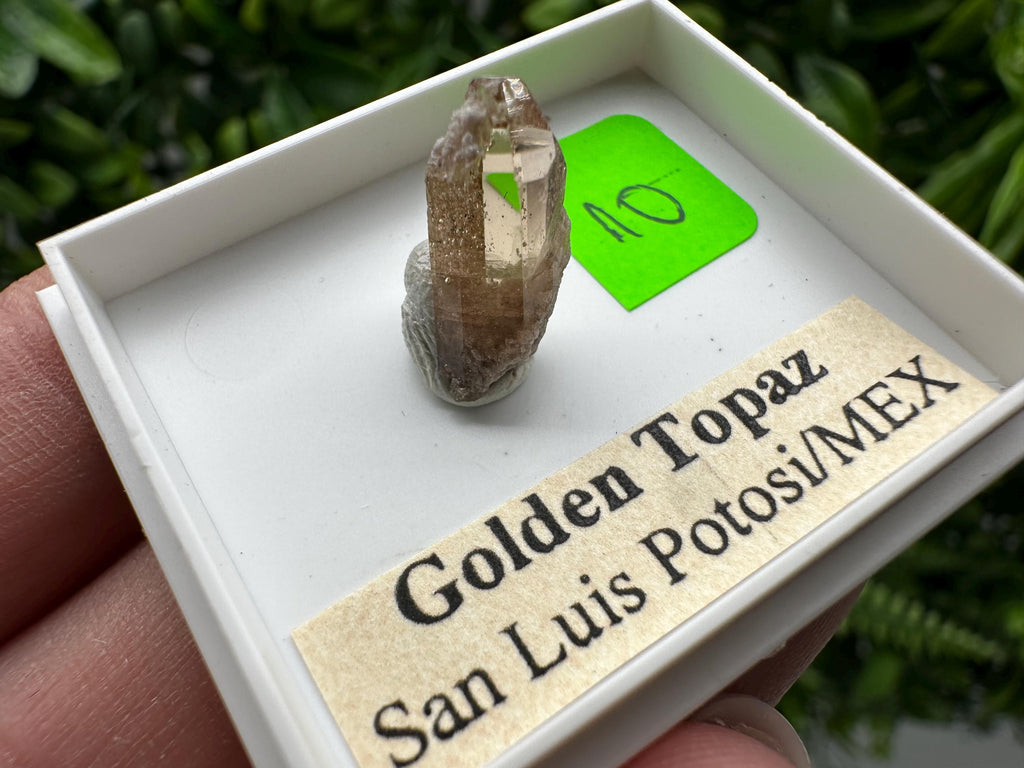 Golden Topaz Crystal, Mineral Specimen from Mexico