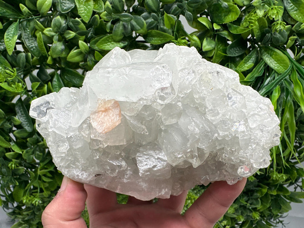 STUNNING Apophyllite,Stilbite,on CHALCEDONY,natural,collection minerals specimen,India ,Mineral,Crystal,Stone Mineral Specimen India Crystal