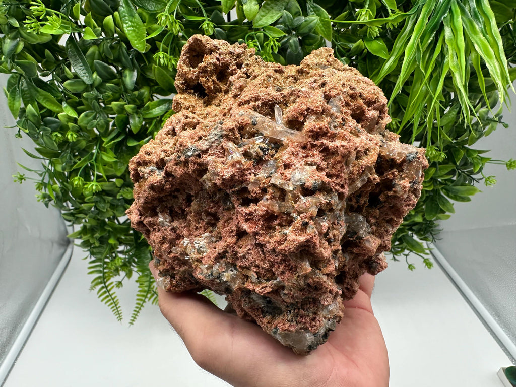 Quartz with Hematite & Iron Oxide: Collectible Mineral Specimen, 9th September Mine