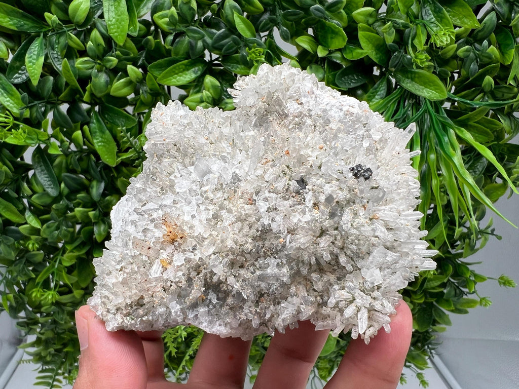 Stunning Quartz whit Siderite,Sphalerite,Hematite from 9th September mine,natural,collectible mineral specimen,home decor stone,gift,crystal