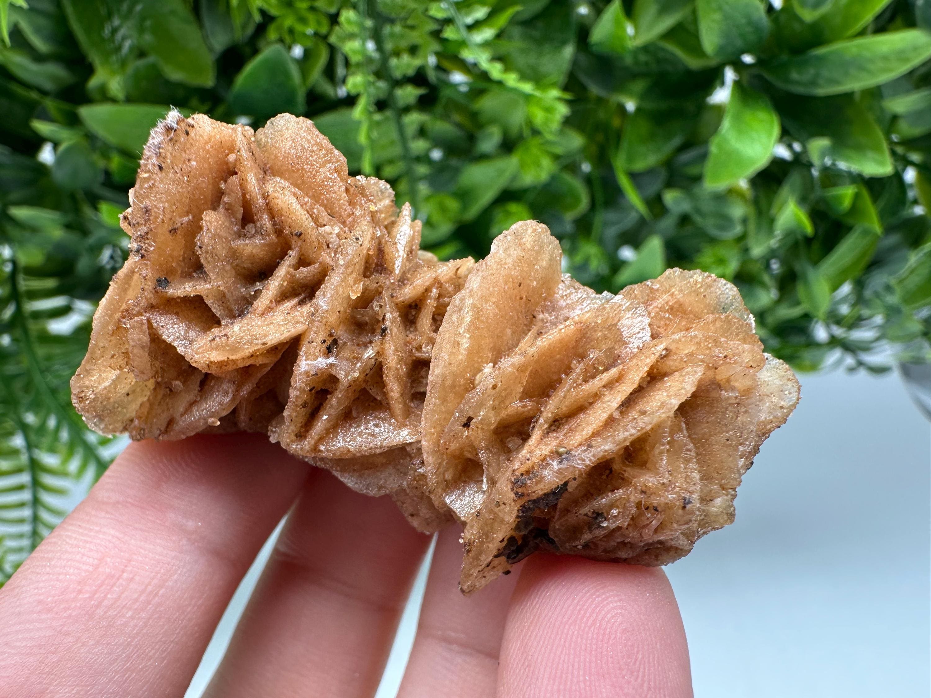 Natural Desert Rose Crystal - Root Chakra Healing Selenite Brown Stone - Vitality & Creativity Boost - Spiritual Gift for Home Decor,mineral
